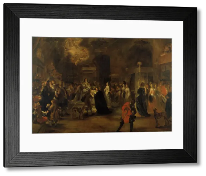 Framed Print : The Marriage of Charles X Gustavus, 1654, (mid-late 17th century). Creator: Jurgen Ovens Framed Print : The Marriage of Charles X Gustavus, 1654, (mid-late 17th century). Creator: Jurgen Ovens