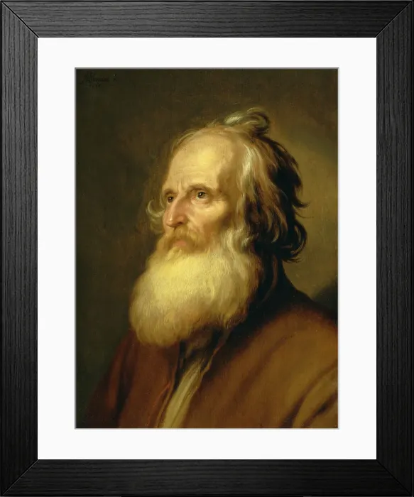 Framed Print : Old Man, 1635. Creator: Abraham Bloemaert Framed Print : Old Man, 1635. Creator: Abraham Bloemaert