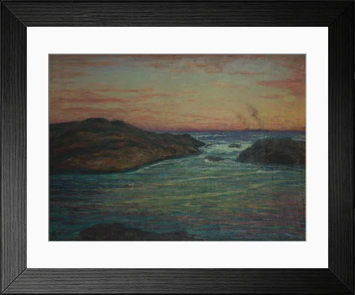 Framed Print : The Surf, 1907. Creator: Karl Nordström Framed Print : The Surf, 1907. Creator: Karl Nordström