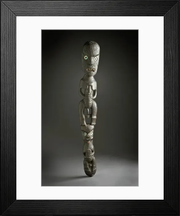 Framed Print : Gable Peak Figure (teko teko) (image 1 of 2), c.1800. Creator: Unknown Framed Print : Gable Peak Figure (teko teko) (image 1 of 2), c.1800. Creator: Unknown
