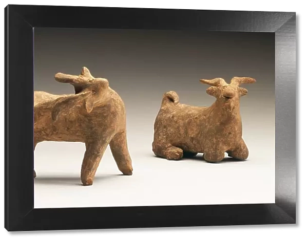 Funerary Sculpture of a Pair of Goats, between 386 and 534. Creator: Unknown