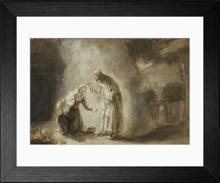 Framed Print : Do not touch me. Creator: Abraham Van Dyck Framed Print : Do not touch me. Creator: Abraham Van Dyck