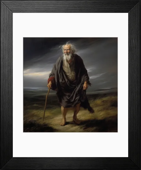 Framed Print : AI IMAGE - King Lear, 2023. Creator: Heritage Images Framed Print : AI IMAGE - King Lear, 2023. Creator: Heritage Images