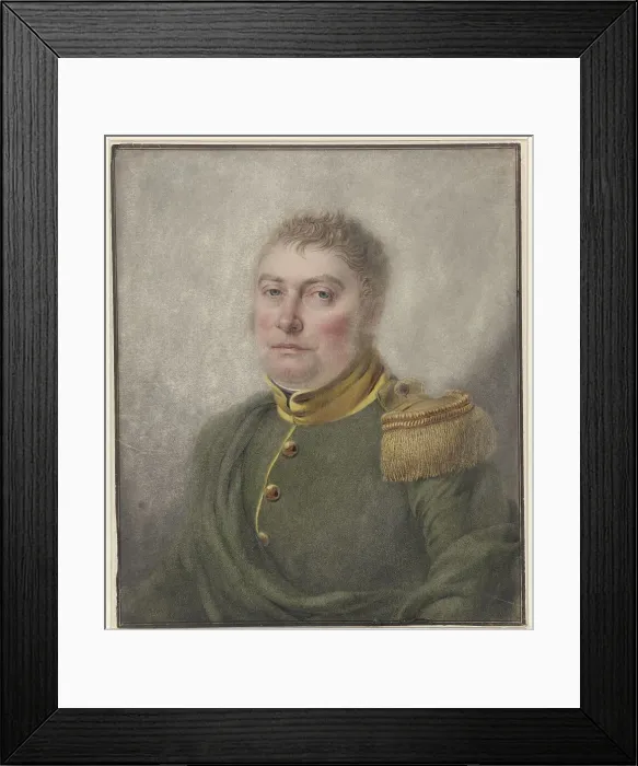 Framed Print : Portrait of E.W.G. Bagelaar, 1781-1815. Creator: Gerrit Jacobus Geusendam Framed Print : Portrait of E.W.G. Bagelaar, 1781-1815. Creator: Gerrit Jacobus Geusendam