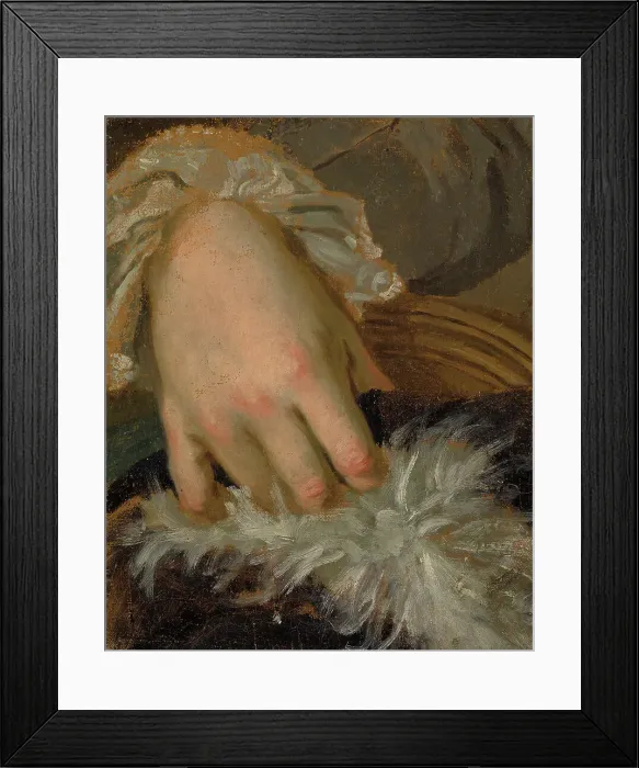Framed Print : Study of a Hand, late 18th-early 19th century. Creator: Lorens Pasch the Younger Framed Print : Study of a Hand, late 18th-early 19th century. Creator: Lorens Pasch the Younger