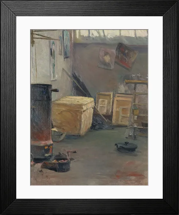 Framed Print : Studio Interior, 1892. Creator: Lotten Rönquist Framed Print : Studio Interior, 1892. Creator: Lotten Rönquist