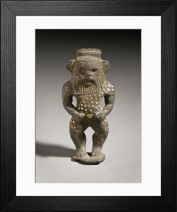Framed Print : Figurine of the God Bes, Third Intermediate Period (1081-711 B.C.). Creator: Unknown Framed Print : Figurine of the God Bes, Third Intermediate Period (1081-711 B.C.). Creator: Unknown