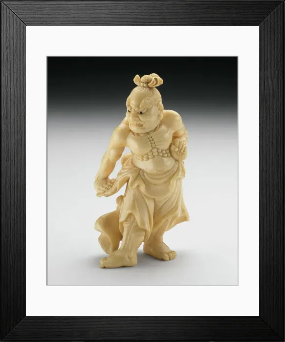 Framed Print : Temple Guardian, 18th-19th century. Creator: Unknown Framed Print : Temple Guardian, 18th-19th century. Creator: Unknown