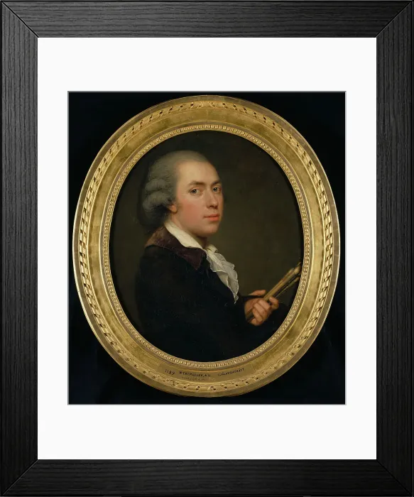 Framed Print : Selfportrait, late 1790s. Creator: Adolf Ulric Wertmüller Framed Print : Selfportrait, late 1790s. Creator: Adolf Ulric Wertmüller