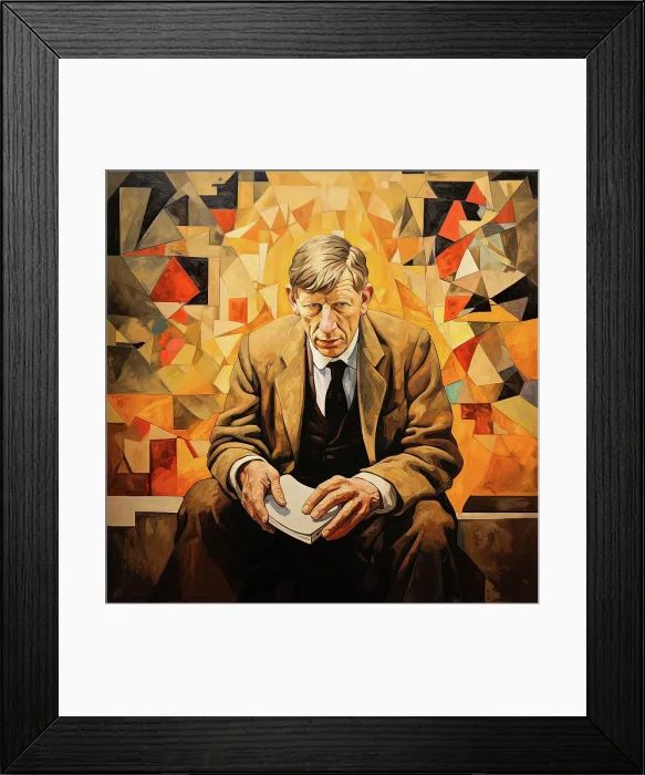 Framed Print : AI IMAGE - Portrait of W H Auden, c1960s, (2023). Creator: Heritage Images Framed Print : AI IMAGE - Portrait of W H Auden, c1960s, (2023). Creator: Heritage Images