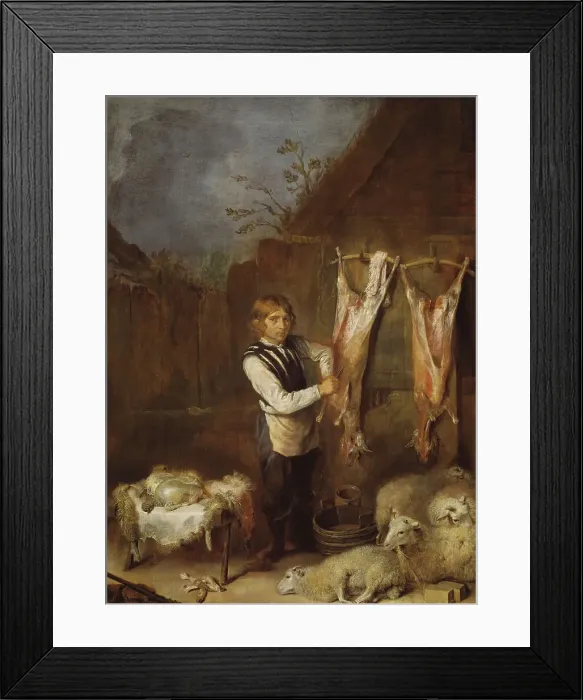 Framed Print : Sheep Butcher. Creator: Unknown Framed Print : Sheep Butcher. Creator: Unknown