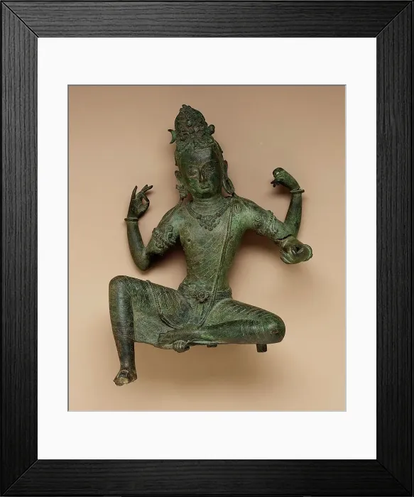 Framed Print : The Hindu God Shiva, From an Uma-Maheshvara pair, 11th century. Creator: Unknown Framed Print : The Hindu God Shiva, From an Uma-Maheshvara pair, 11th century. Creator: Unknown