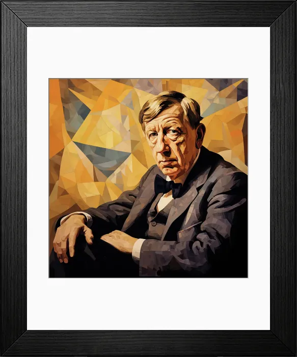 Framed Print : AI IMAGE - Portrait of W H Auden, c1960s, (2023). Creator: Heritage Images Framed Print : AI IMAGE - Portrait of W H Auden, c1960s, (2023). Creator: Heritage Images