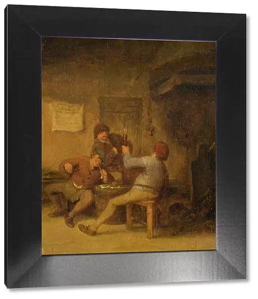 Peasants Drinking and Smoking, 1643. Creator: Adriaen van Ostade