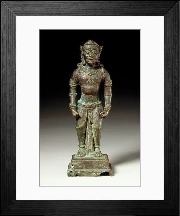 Framed Print : Demonic Figure (Rakshasa) (image 1 of 2), 14th-early 16th century. Creator: Unknown Framed Print : Demonic Figure (Rakshasa) (image 1 of 2), 14th-early 16th century. Creator: Unknown