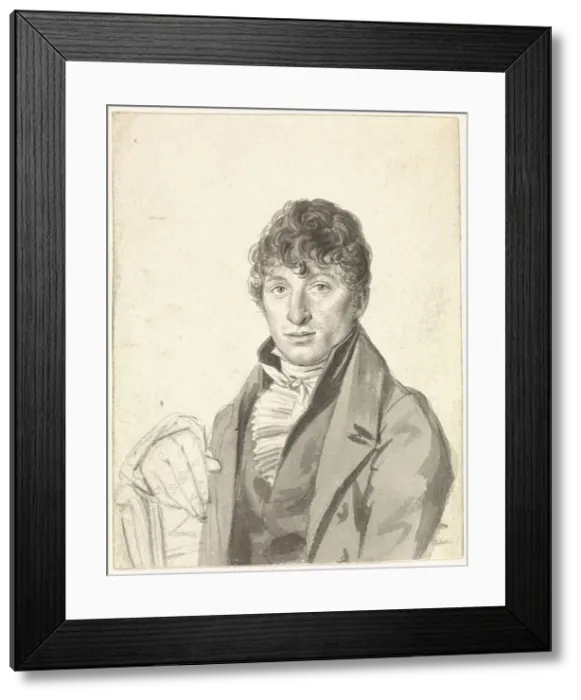Framed Print : Portrait of Pieter Martinus Gregoor, c.1790-c.1829. Creator: Hendrik Willem Caspari Framed Print : Portrait of Pieter Martinus Gregoor, c.1790-c.1829. Creator: Hendrik Willem Caspari