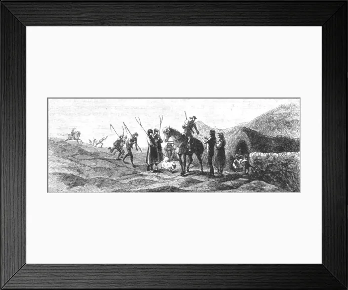 Framed Print : Hospitality in Iceland; An Icelanders Notes on Iceland, 1875. Creator: Unknown Framed Print : Hospitality in Iceland; An Icelanders Notes on Iceland, 1875. Creator: Unknown