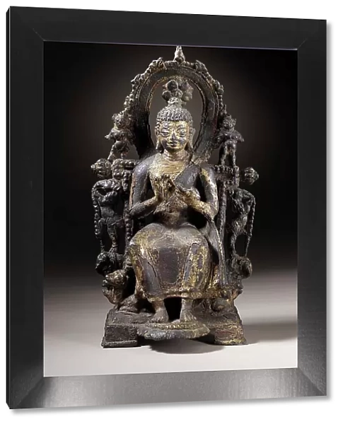 Buddha Shakyamuni or the Bodhisattva Maitreya, early 8th century. Creator: Unknown