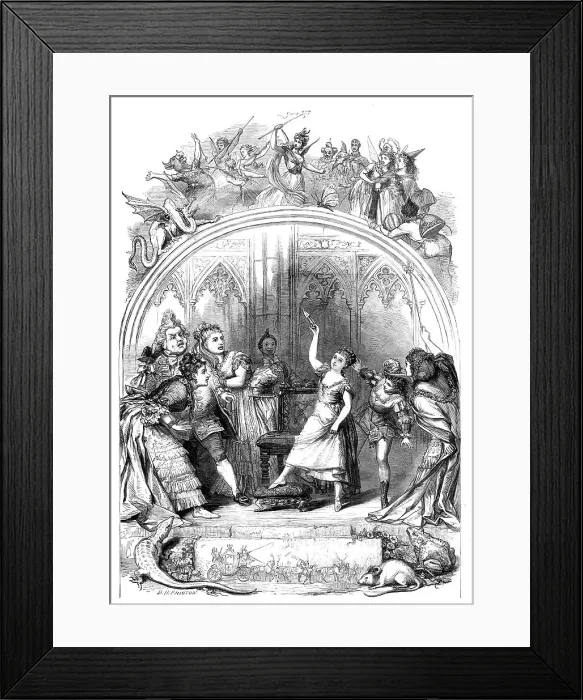 Framed Print : The Pantomime at Covent-Garden: Cinderella - the Butterfly's Ball and the Grasshopper's Feast, 1876 Creator: David Henry Friston. The Pantomime at Covent-Garden: Cinderella - the Butterfly's Ball and the Grasshopper's Feast, 1876 Creator Framed Print : The Pantomime at Covent-Garden: Cinderella - the Butterfly's Ball and the Grasshopper's Feast, 1876 Creator: David Henry Friston. The Pantomime at Covent-Garden: Cinderella - the Butterfly's Ball and the Grasshopper's Feast, 1876 Creator