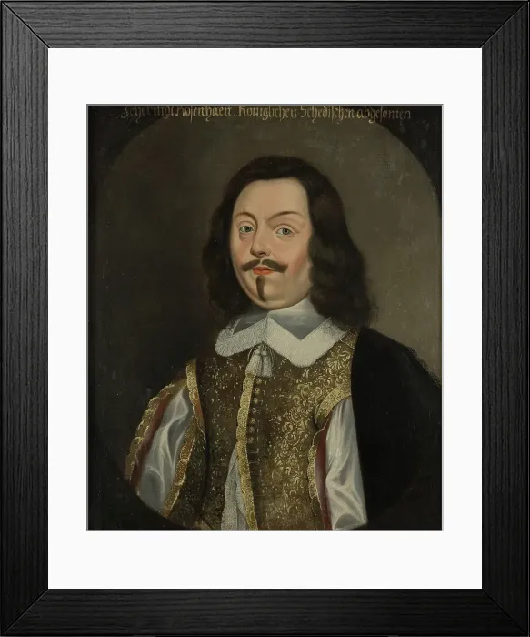 Framed Print : Schering Rosenhane, 1609-1663, c17th century. Creator: Anon Framed Print : Schering Rosenhane, 1609-1663, c17th century. Creator: Anon