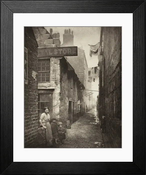 Framed Print : Old Vennel Off High Street (#2), Printed 1900. Creator: Thomas Annan Framed Print : Old Vennel Off High Street (#2), Printed 1900. Creator: Thomas Annan