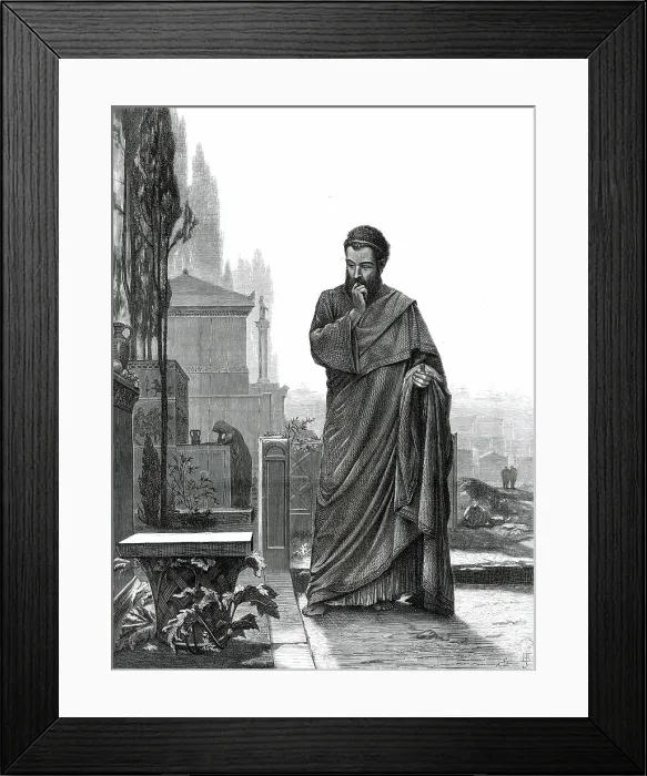 Framed Print : Origin of the Corinthian Capital - by P. Leyendecker, from the exhibition in the French... 1876. Creator: Unknown. Origin of the Corinthian Capital - by P. Leyendecker, from the exhibition in the French... 1876. Creator: Unknown Framed Print : Origin of the Corinthian Capital - by P. Leyendecker, from the exhibition in the French... 1876. Creator: Unknown. Origin of the Corinthian Capital - by P. Leyendecker, from the exhibition in the French... 1876. Creator: Unknown