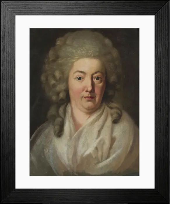 Framed Print : Portrait of a Woman, c18th century. Creator: Unknown Framed Print : Portrait of a Woman, c18th century. Creator: Unknown