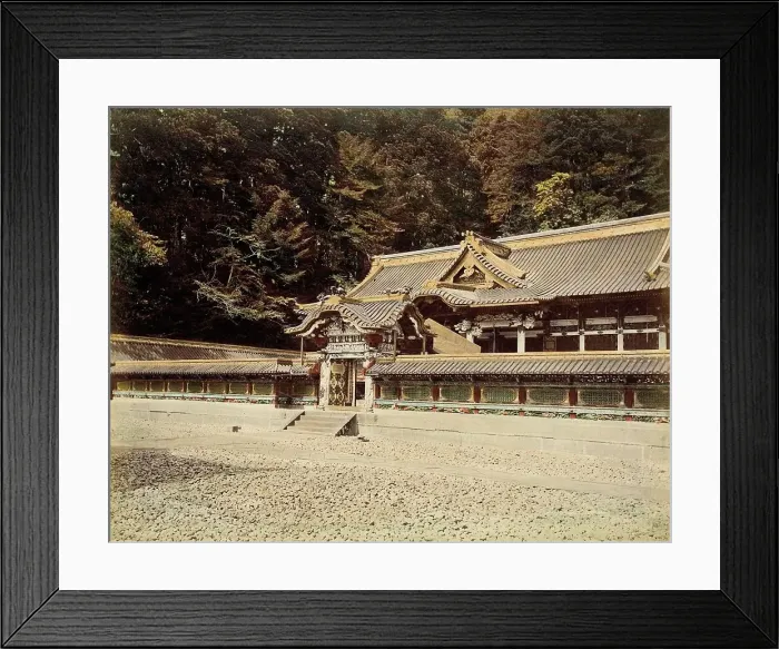 Framed Print : Iyeyasu Temple, 1865. Creator: Unknown Framed Print : Iyeyasu Temple, 1865. Creator: Unknown