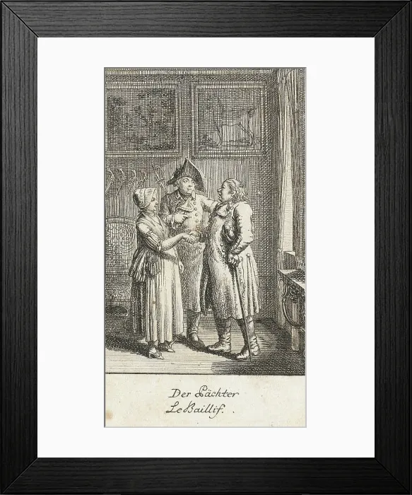 Framed Print : Illustration for Wedding Proposals, 1780. Creator: Daniel Nikolaus Chodowiecki Framed Print : Illustration for Wedding Proposals, 1780. Creator: Daniel Nikolaus Chodowiecki