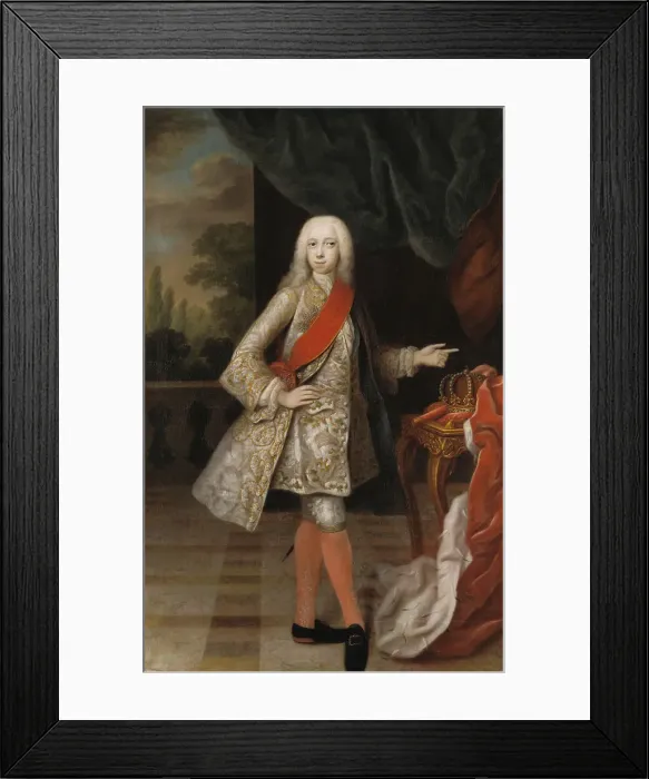 Framed Print : Peter III, 1728-62, Duke of Holstein-Gottorp, c18th century. Creator: Anon Framed Print : Peter III, 1728-62, Duke of Holstein-Gottorp, c18th century. Creator: Anon