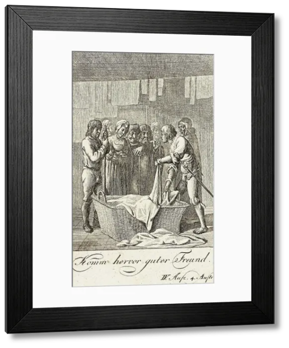 Framed Print : Plate 8 for Shakespeare's Macbeth, 1784. Creator: Daniel Nikolaus Chodowiecki Framed Print : Plate 8 for Shakespeare's Macbeth, 1784. Creator: Daniel Nikolaus Chodowiecki