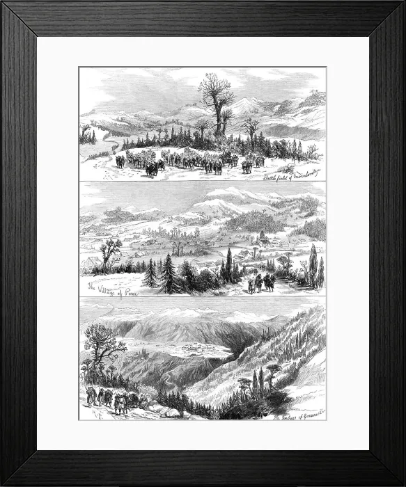 Framed Print : The War in the Herzegovina, 1876. Creator: Unknown Framed Print : The War in the Herzegovina, 1876. Creator: Unknown