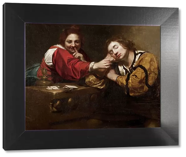 Sleeper Awakened by a Young Woman with Fire, early 1620s. Creator: Nicolas Regnier