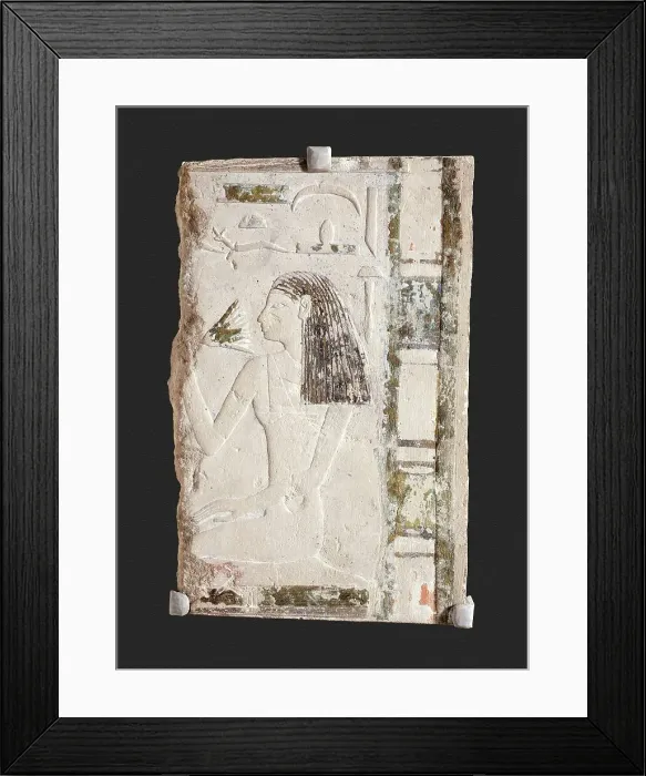 Framed Print : Female with Lotus, 1473-1458 B.C.. Creator: Unknown Framed Print : Female with Lotus, 1473-1458 B.C.. Creator: Unknown