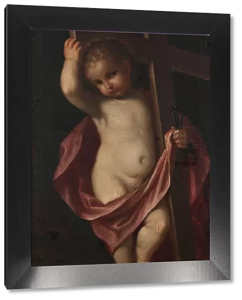 The Christ Child Holding a Cross, 17th century. Creator: After Guercino  (1591-1666)  