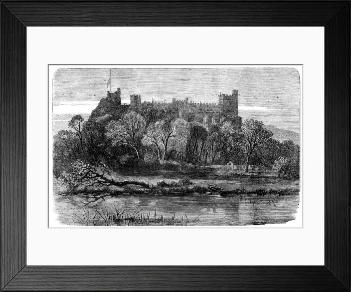 Framed Print : Arundel Castle, Sussex, the Seat of the Duke of Norfolk, 1858. Creator: Unknown Framed Print : Arundel Castle, Sussex, the Seat of the Duke of Norfolk, 1858. Creator: Unknown