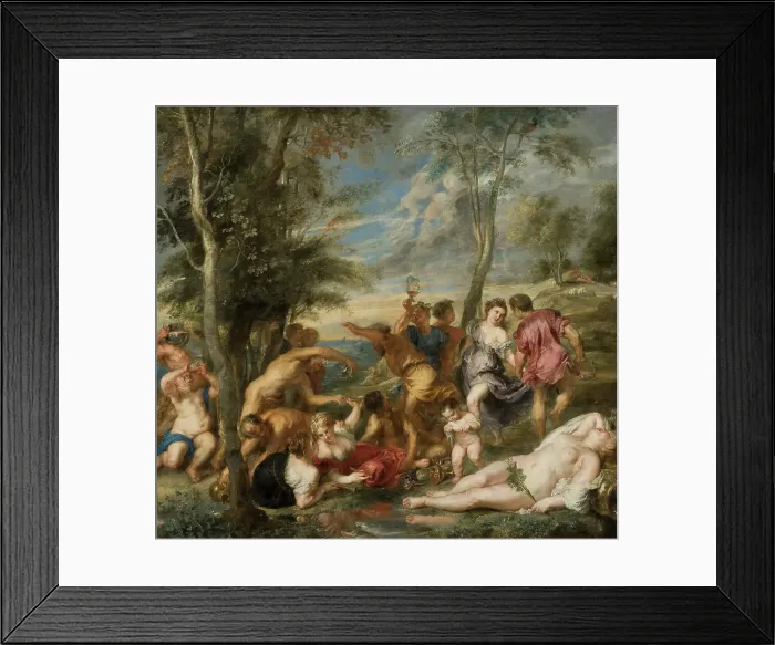 Framed Print : The Andrians, 1639. Creator: Peter Paul Rubens Framed Print : The Andrians, 1639. Creator: Peter Paul Rubens