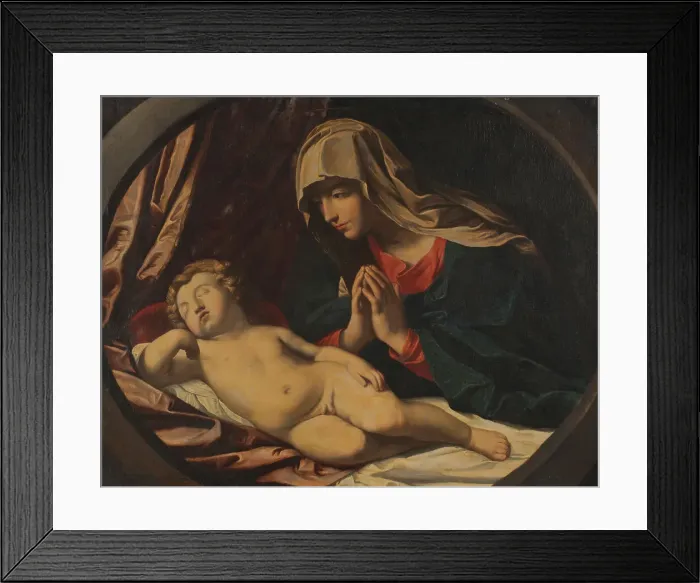 Framed Print : The Virgin and the Sleeping Child. Creator: Unknown Framed Print : The Virgin and the Sleeping Child. Creator: Unknown
