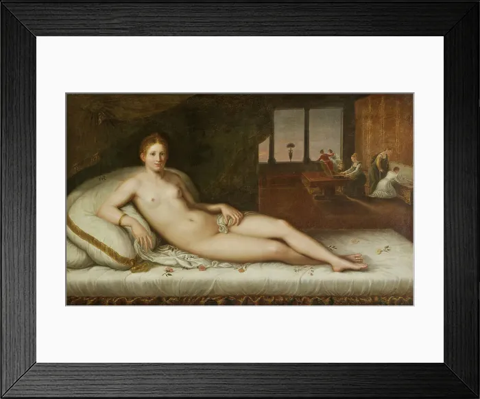Framed Print : Reclining Venus. Creator: Anon Framed Print : Reclining Venus. Creator: Anon