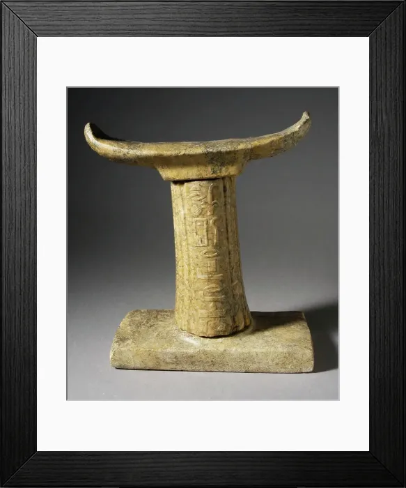 Framed Print : Funerary Headrest, 5th Dynasty, circa 2513-2374 BCE Creator: Unknown Framed Print : Funerary Headrest, 5th Dynasty, circa 2513-2374 BCE Creator: Unknown