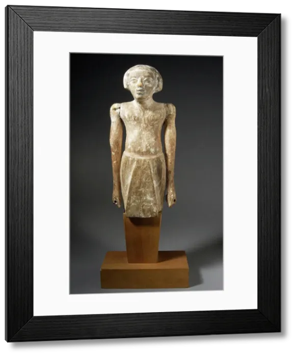 Framed Print : Male Figure, 5th-6th Dynasty (c.2465-2150 B.C.. Creator: Unknown) Framed Print : Male Figure, 5th-6th Dynasty (c.2465-2150 B.C.. Creator: Unknown)