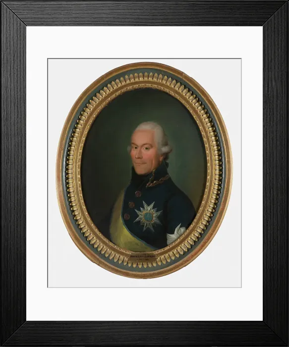 Framed Print : Per Ulrik Lilliehorn, 1752-1806, c18th century. Creator: Anon Framed Print : Per Ulrik Lilliehorn, 1752-1806, c18th century. Creator: Anon