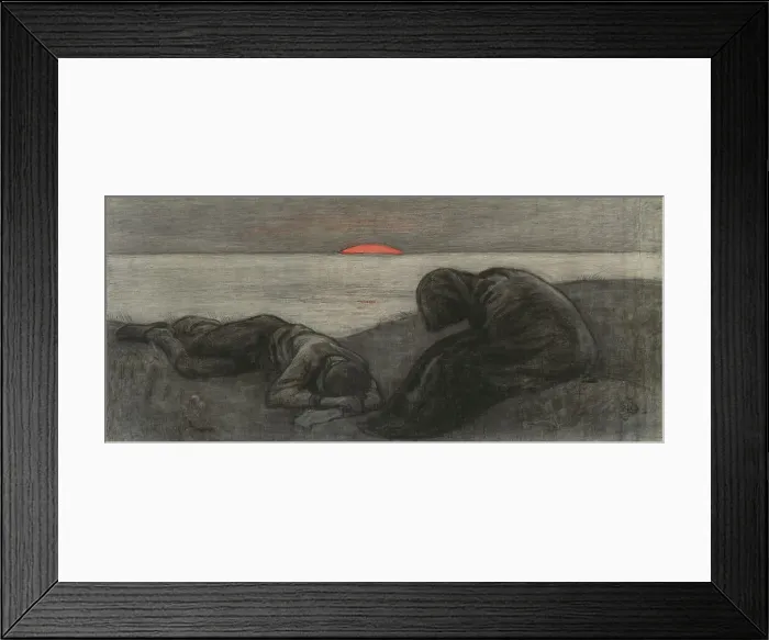 Framed Print : The Dying Day, 1895. Creator: Sven Richard Bergh