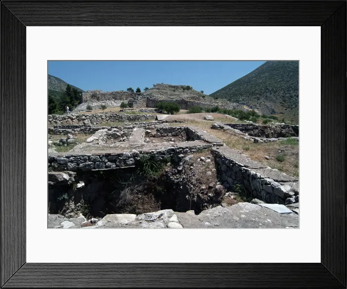Framed Print : Mycenae, Greece, 2003. Creator: Ethel Davies Framed Print : Mycenae, Greece, 2003. Creator: Ethel Davies
