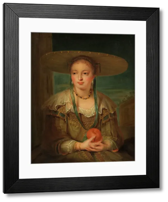 Framed Print : Pomona, late 17th-early 18th century. Creator: Robert Tournieres Framed Print : Pomona, late 17th-early 18th century. Creator: Robert Tournieres