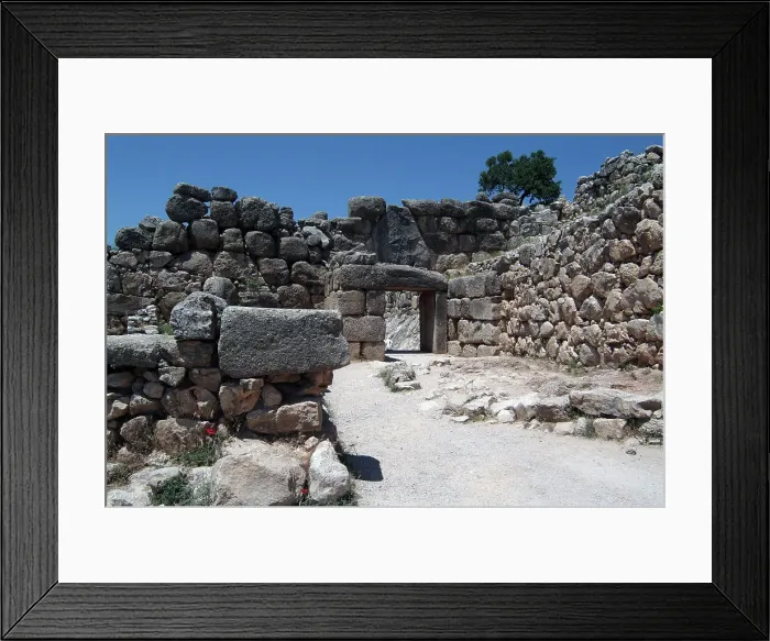 Framed Print : Mycenae, Greece, 2003. Creator: Ethel Davies Framed Print : Mycenae, Greece, 2003. Creator: Ethel Davies