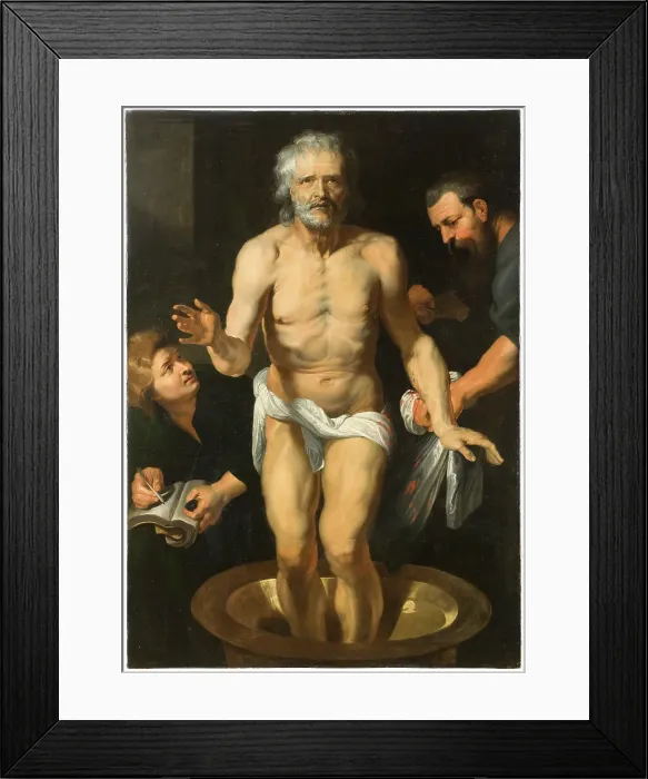 Framed Print : The Death of Seneca. Creator: Anon Framed Print : The Death of Seneca. Creator: Anon