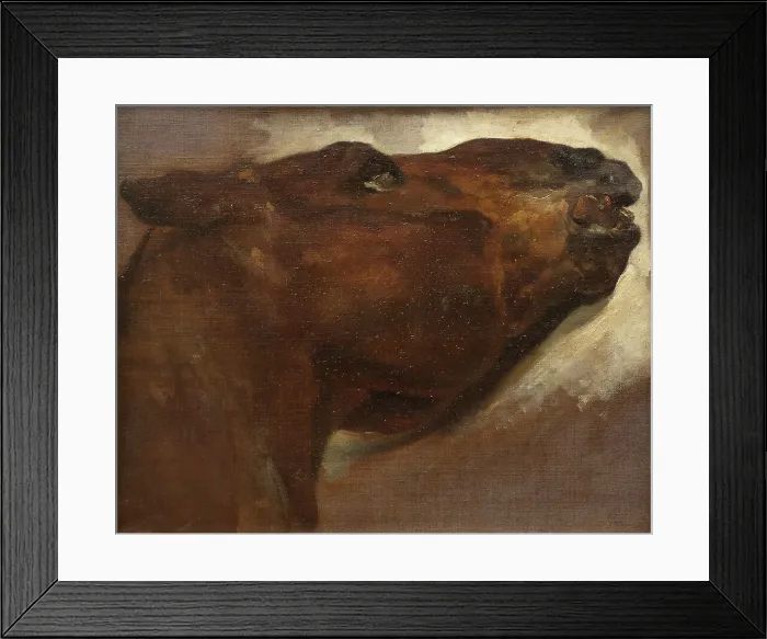Framed Print : Study of a Dead Horse, early 19th century. Creator: Theodore Gericault Framed Print : Study of a Dead Horse, early 19th century. Creator: Theodore Gericault