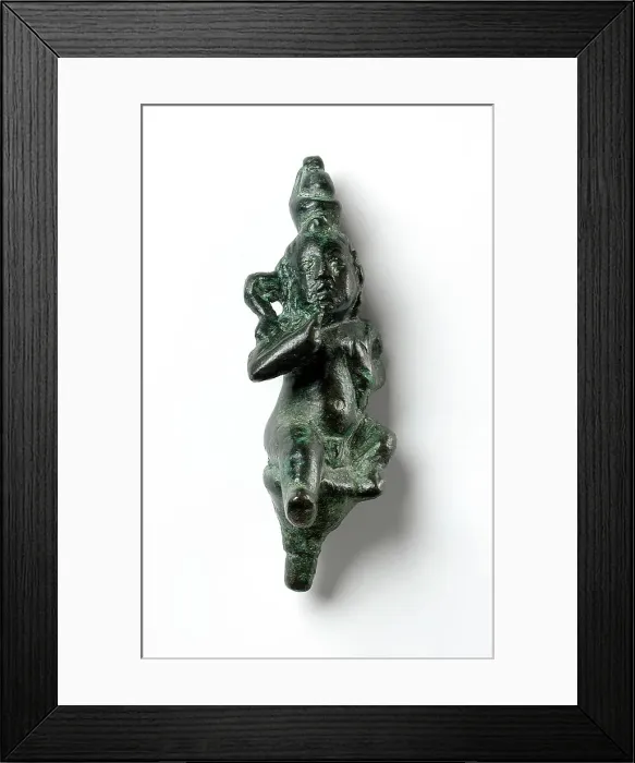 Framed Print : Hellenizing Figure of Horus the Child, Greco-Roman Period (300 BCE-200 CE) or later. Creator: Unknown Framed Print : Hellenizing Figure of Horus the Child, Greco-Roman Period (300 BCE-200 CE) or later. Creator: Unknown