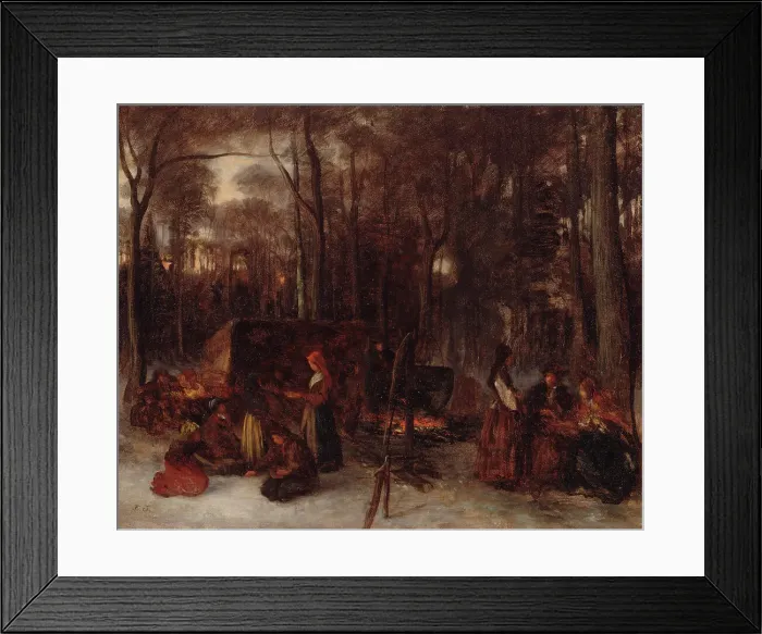 Framed Print : Tasting the Sugar, between c1861 and c1866. Creator: Eastman Johnson Framed Print : Tasting the Sugar, between c1861 and c1866. Creator: Eastman Johnson